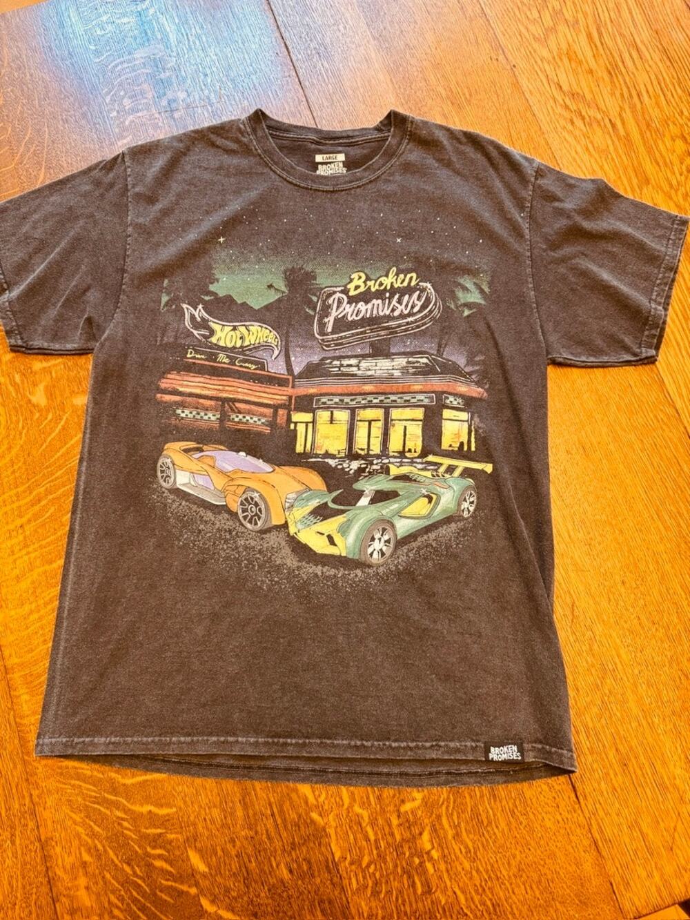BROKEN PROMISES x HOT WHEELS Tee in MED/LARGE